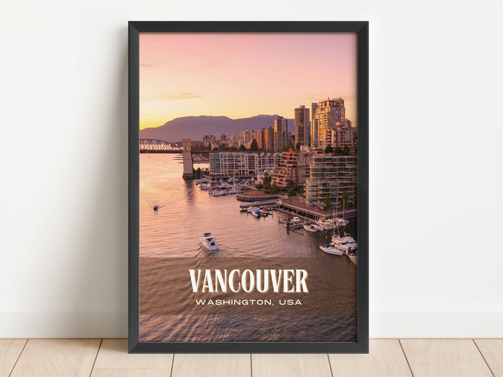 Vancouver Retro Wall Art, Washington, USA