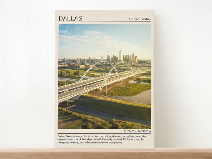 Dallas Wall Art, Dallas Canvas, Texas, USA