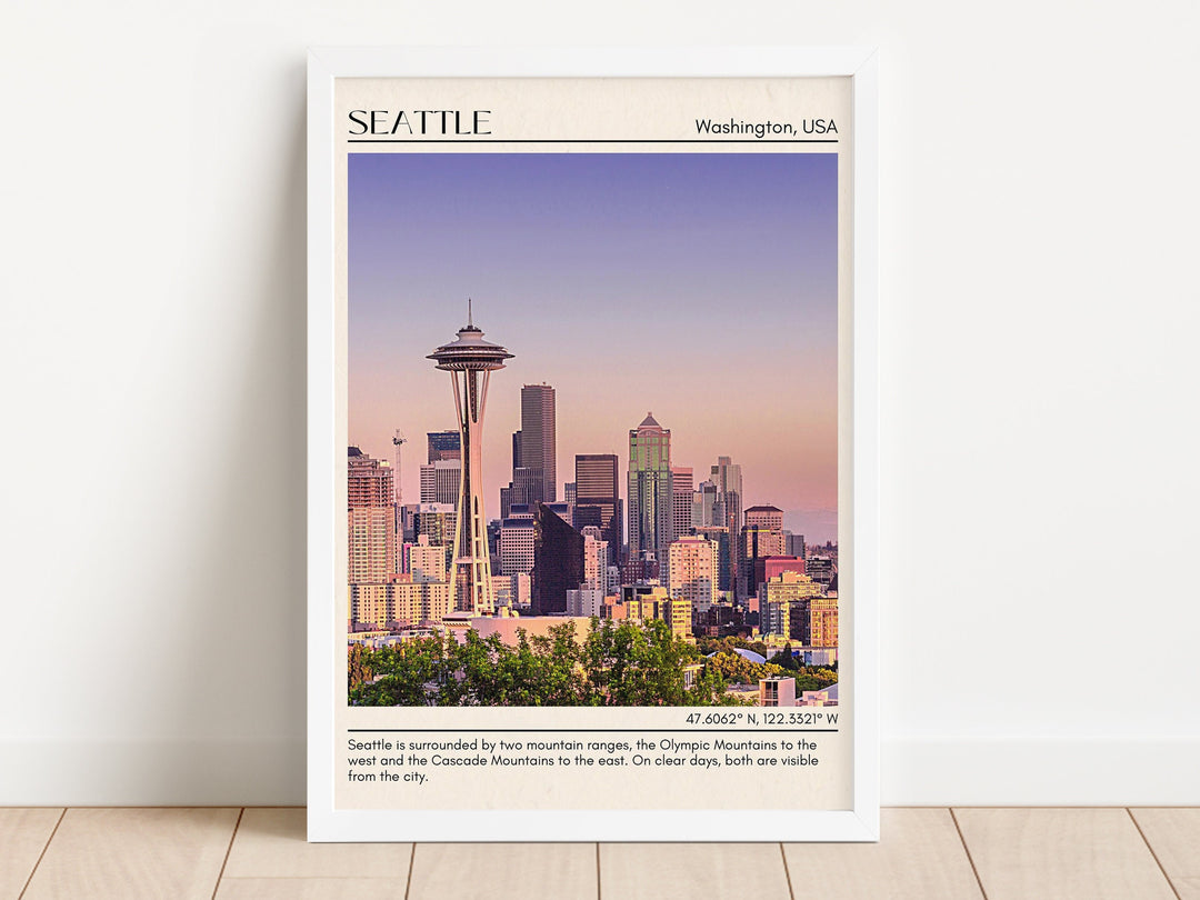 Seattle Wall Art, Washington, USA