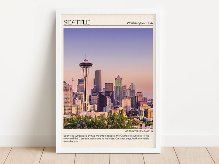 Seattle Wall Art, Washington, USA