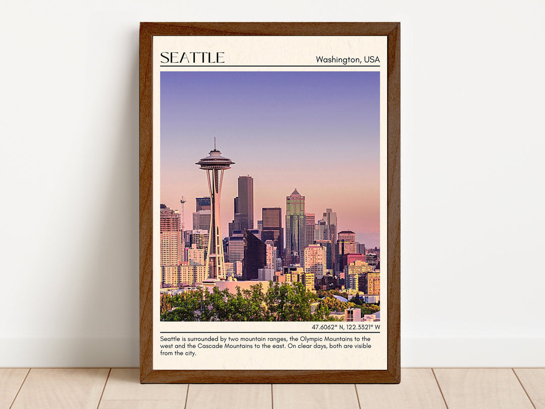 Seattle Wall Art, Washington, USA