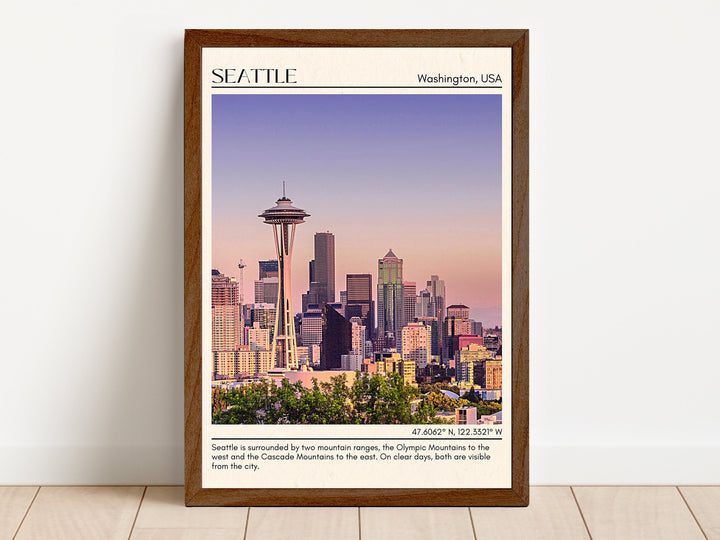 Seattle Wall Art, Washington, USA