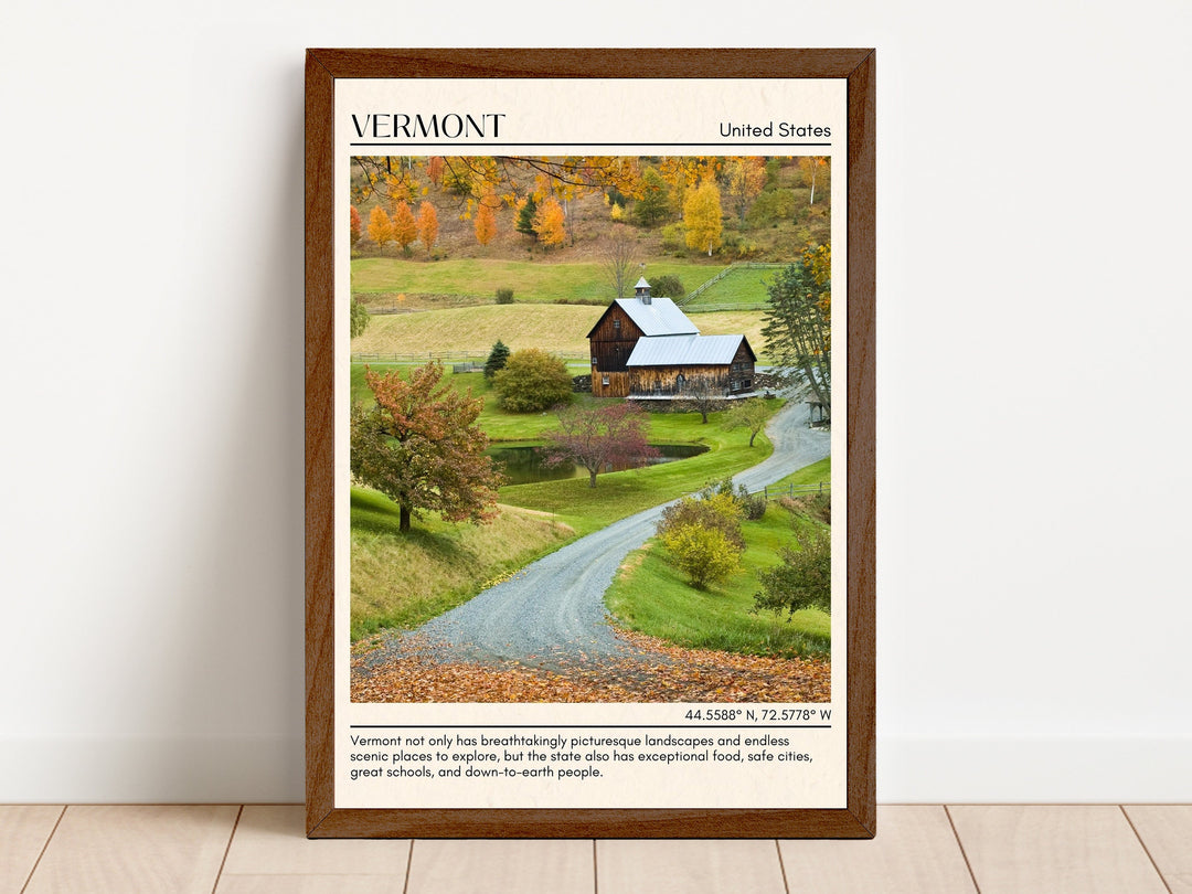 Vermont Wall Art, USA