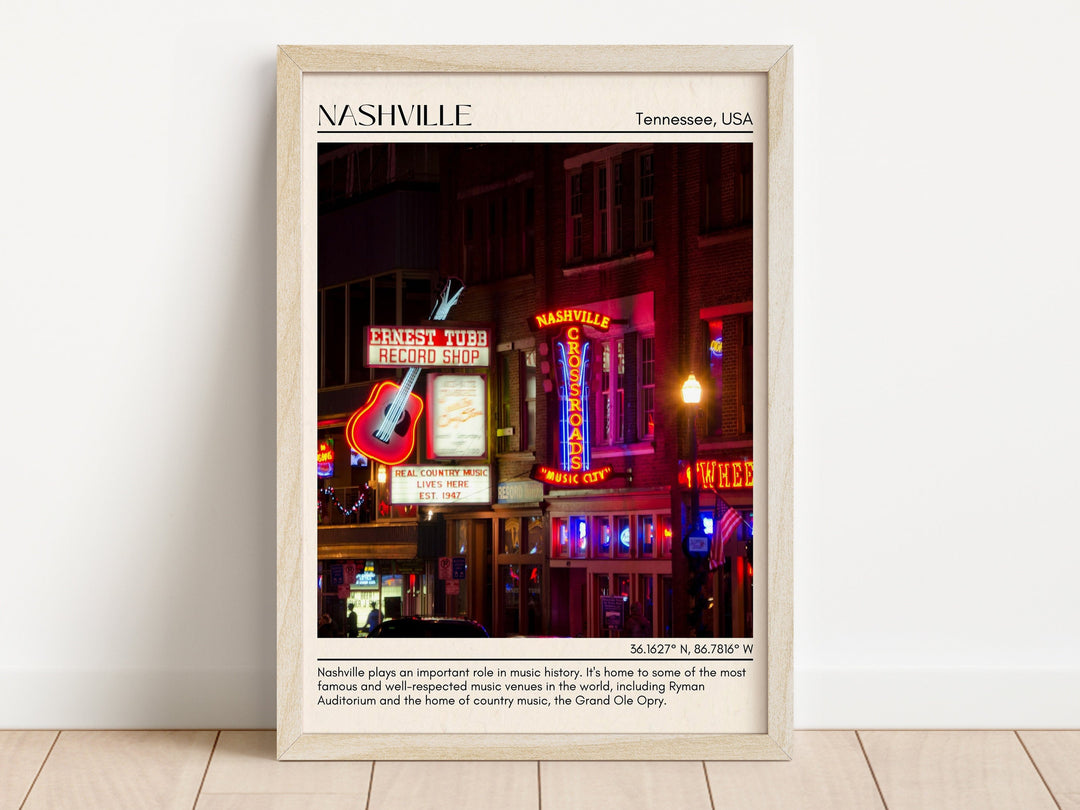 Nashville Wall Art, Tennessee, USA
