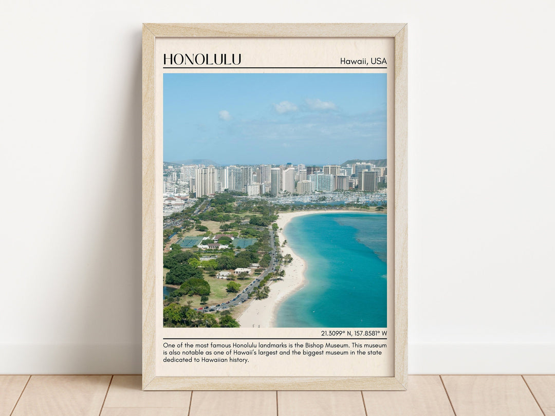 Honolulu Wall Art, Hawaii, USA