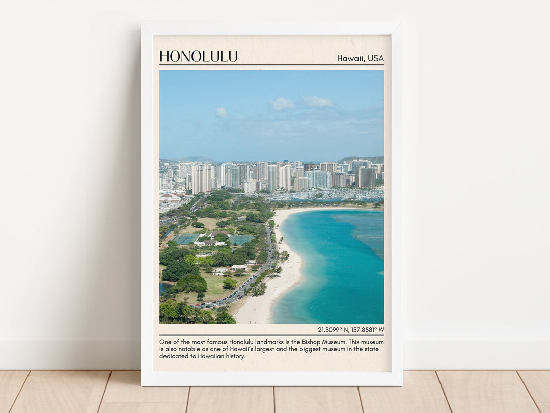 Honolulu Wall Art, Hawaii, USA