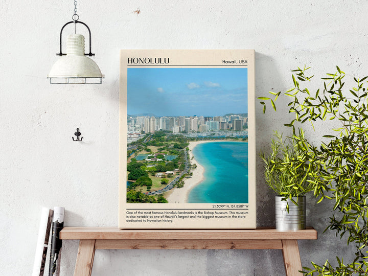 Honolulu Wall Art, Hawaii, USA
