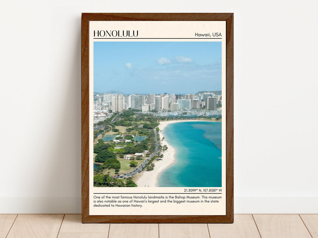 Honolulu Wall Art, Hawaii, USA