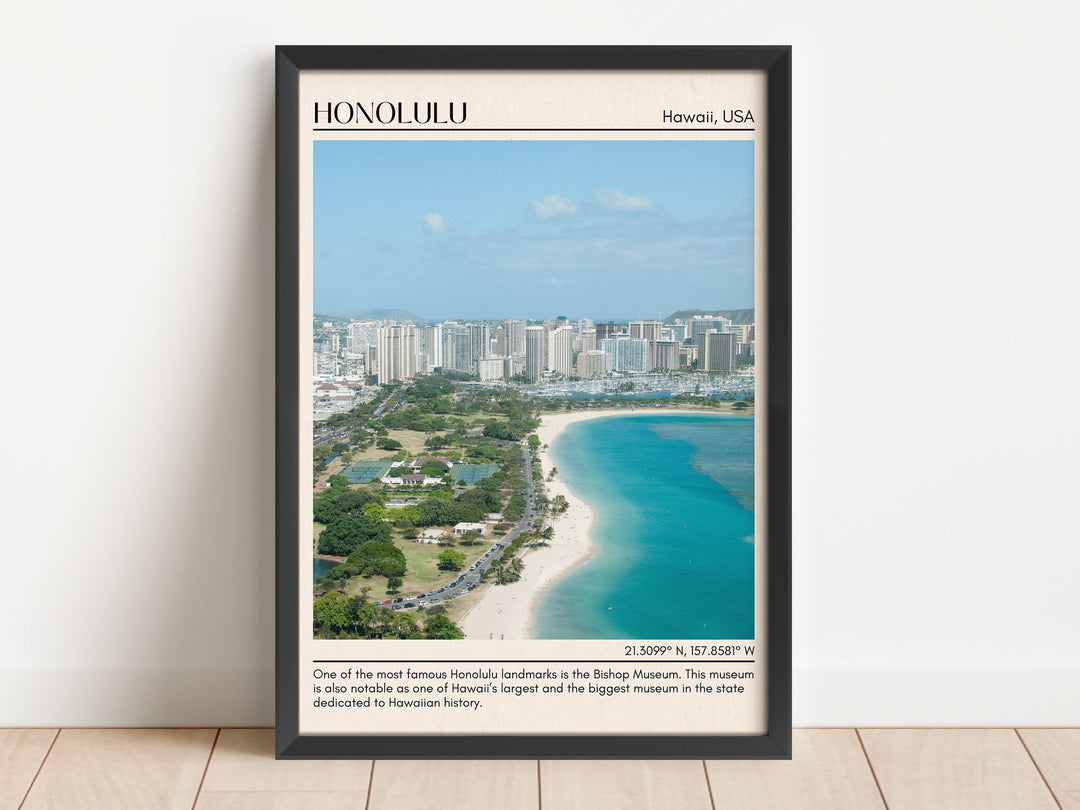 Honolulu Wall Art, Hawaii, USA
