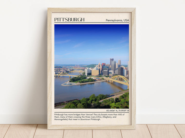 Pittsburgh Wall Art, Pennsylvania, USA