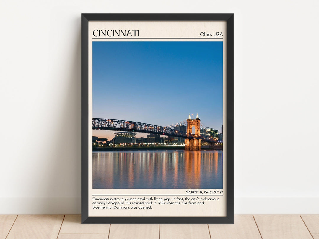 Cincinnati Wall Art, Ohio, USA