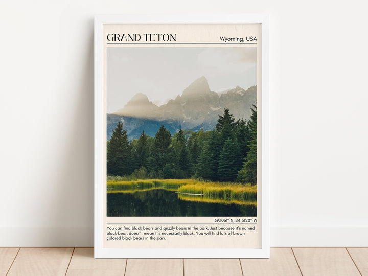 Grand Teton Wall Art, Wyoming, USA