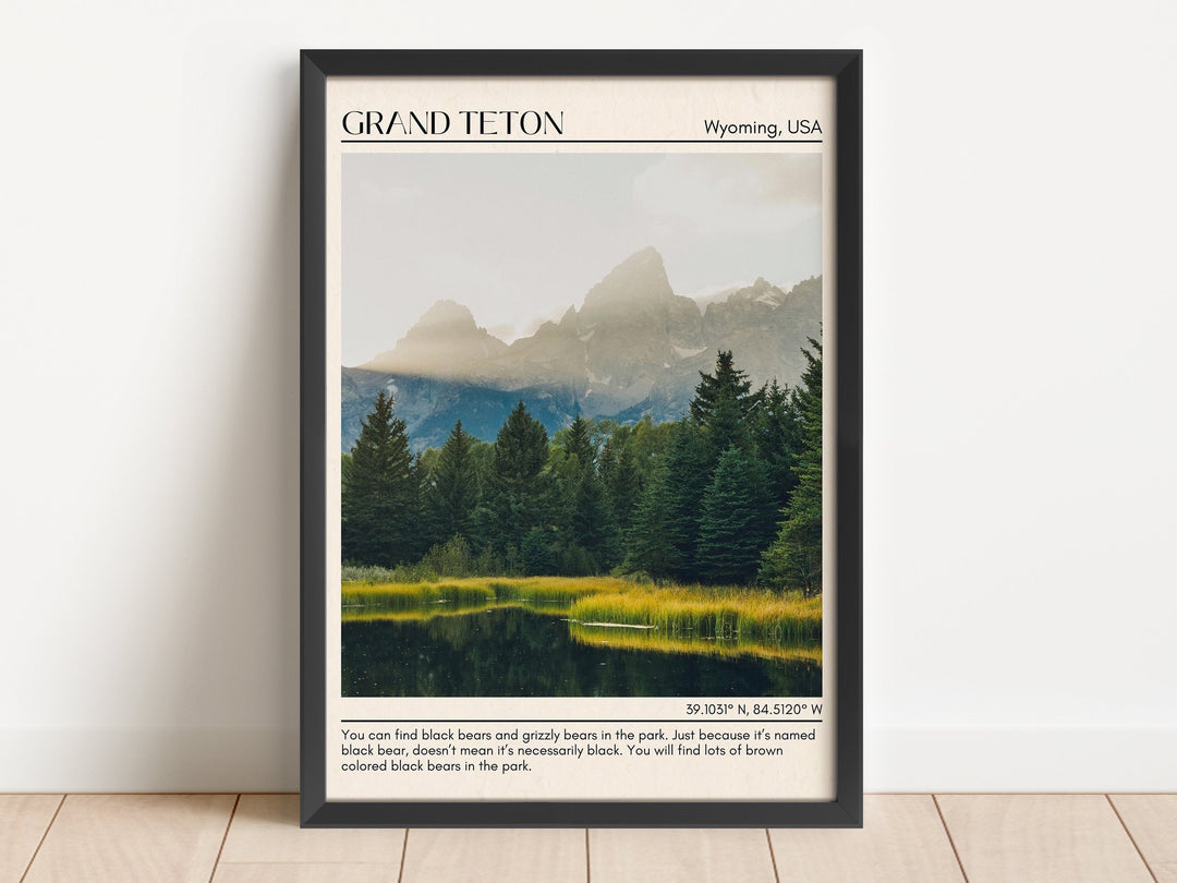 Grand Teton Wall Art, Wyoming, USA
