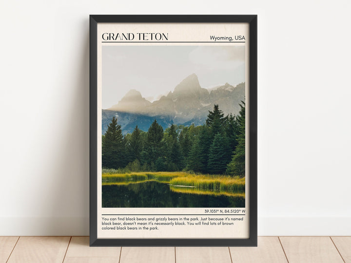 Grand Teton Wall Art, Wyoming, USA