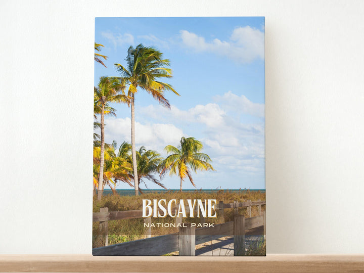 Biscayne National Park Retro Wall Art, Florida, USA