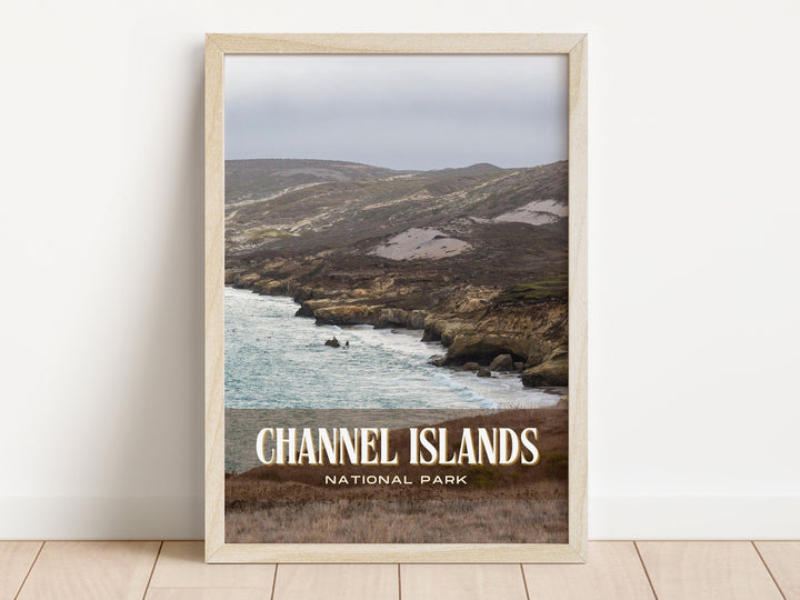 Channel Islands Retro Wall Art, California, USA
