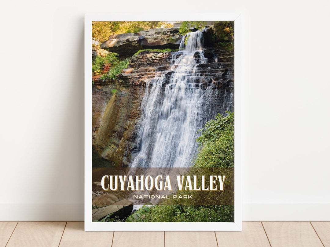 Cuyahoga Valley Retro Wall Art, Ohio, USA