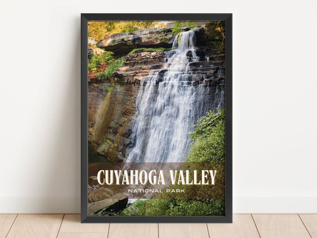 Cuyahoga Valley Retro Wall Art, Ohio, USA
