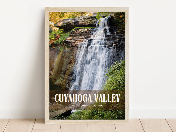 Cuyahoga Valley Retro Wall Art, Ohio, USA
