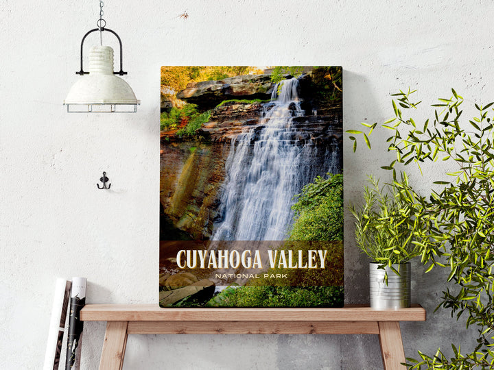 Cuyahoga Valley Retro Wall Art, Ohio, USA