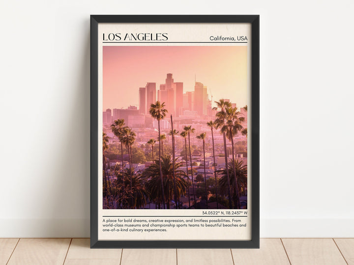 Los Angeles Minimal Wall Art, California, USA