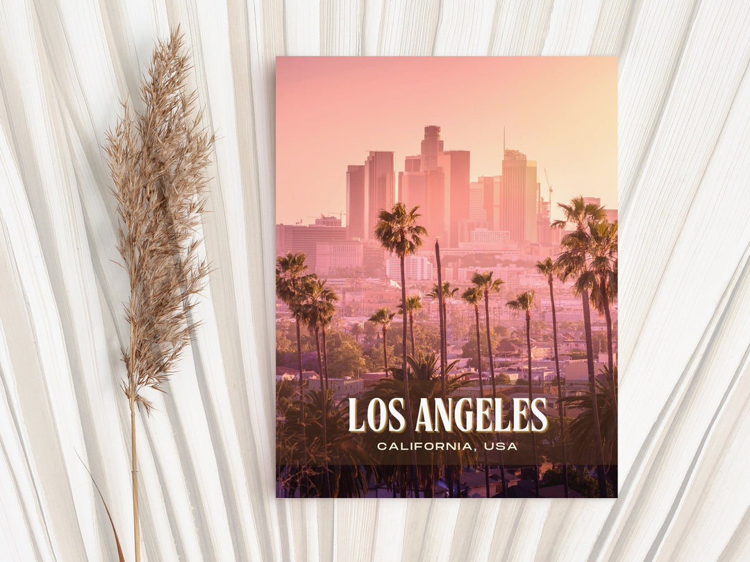 Los Angeles Retro Wall Art, California, USA