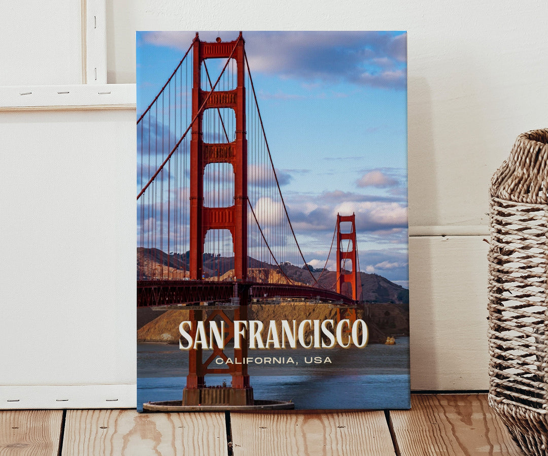 San Francisco Retro Wall Art, California, USA