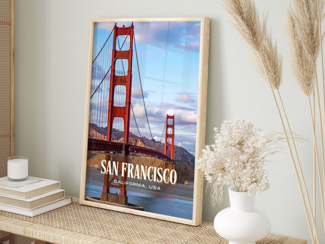 San Francisco Retro Wall Art, California, USA