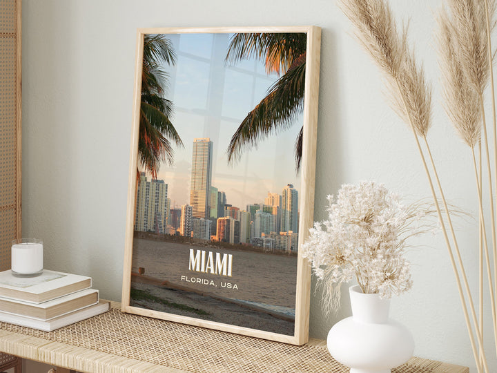 Miami Retro Wall Art, Florida, USA