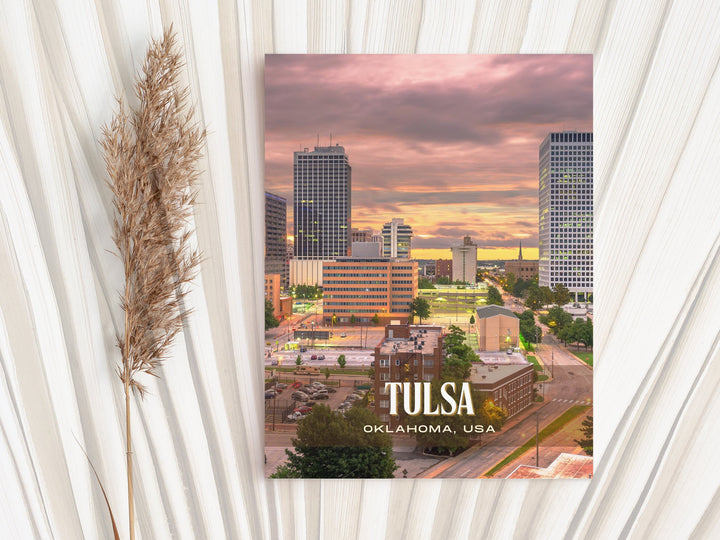 Tulsa Retro Wall Art, Oklahoma, USA