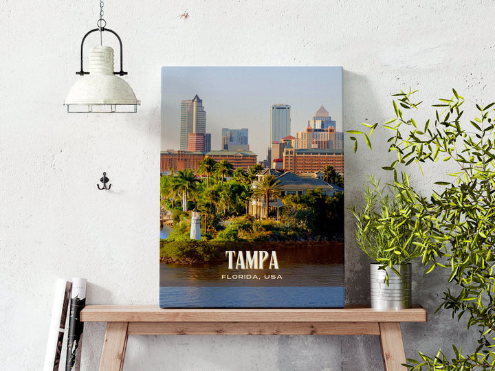 Tampa Retro Wall Art, Florida, USA