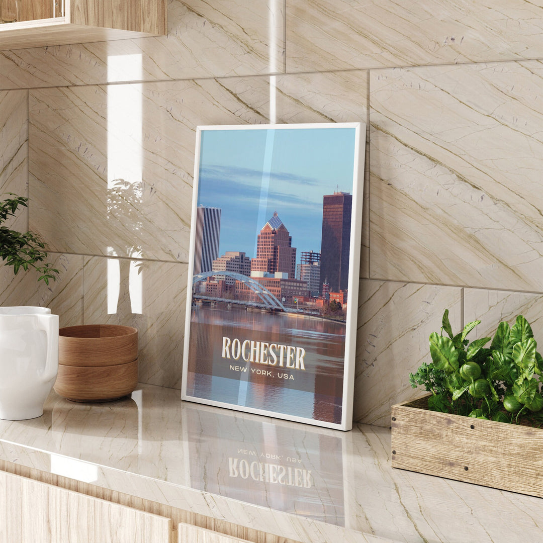 Rochester Retro Wall Art, New York, USA