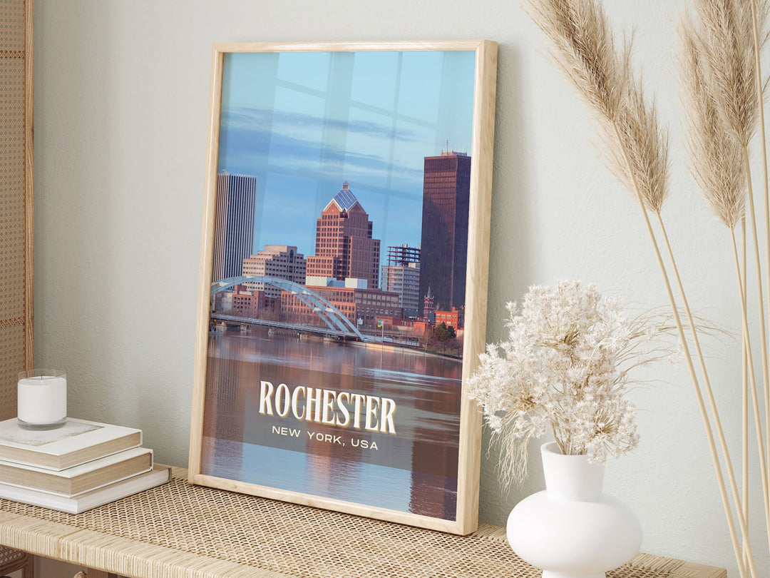 Rochester Retro Wall Art, New York, USA