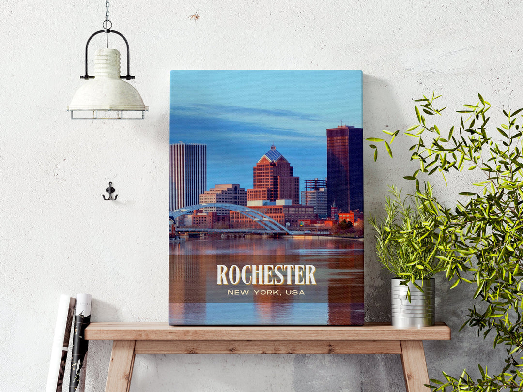Rochester Retro Wall Art, New York, USA