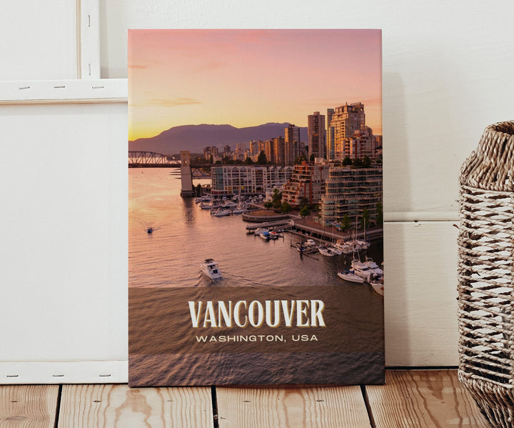 Vancouver Retro Wall Art, Washington, USA