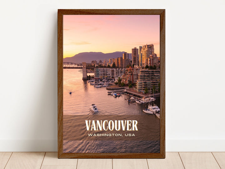 Vancouver Retro Wall Art, Washington, USA