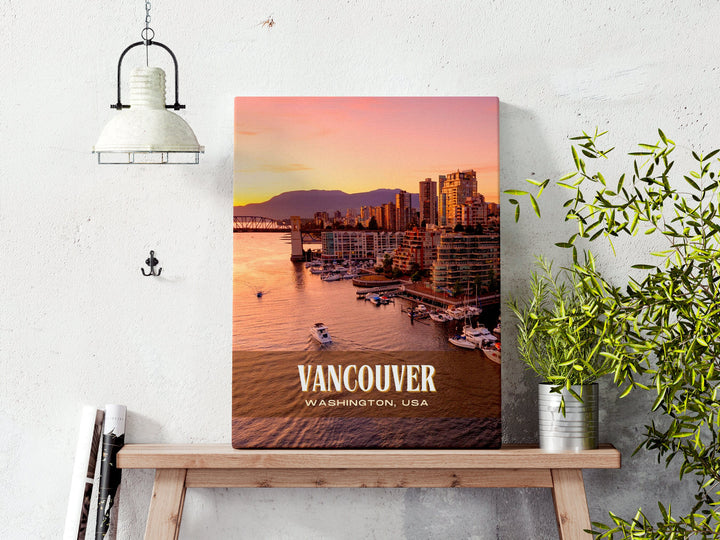 Vancouver Retro Wall Art, Washington, USA