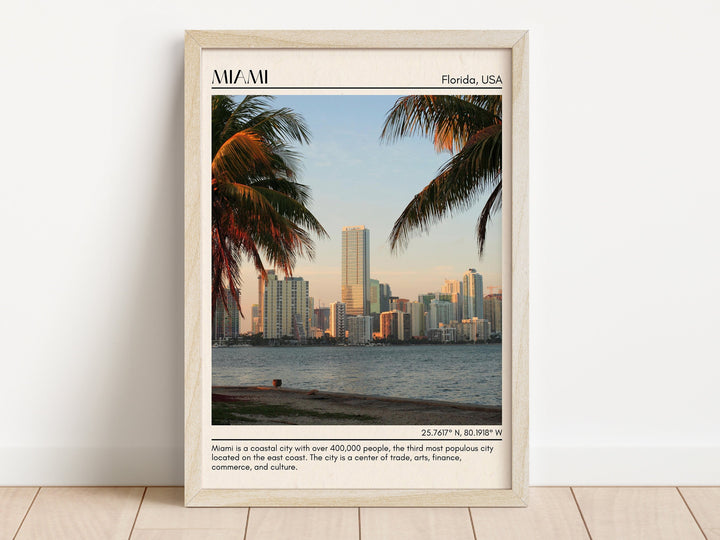 Miami Minimal Wall Art, Florida, USA