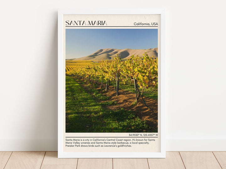 Santa Maria Minimal Wall Art, California, USA