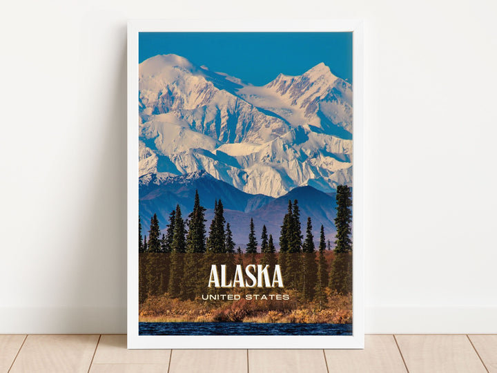 Alaska Retro Wall Art, United States