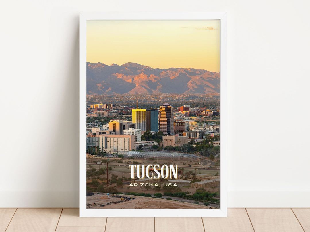 Tucson Retro Wall Art, Arizona, USA
