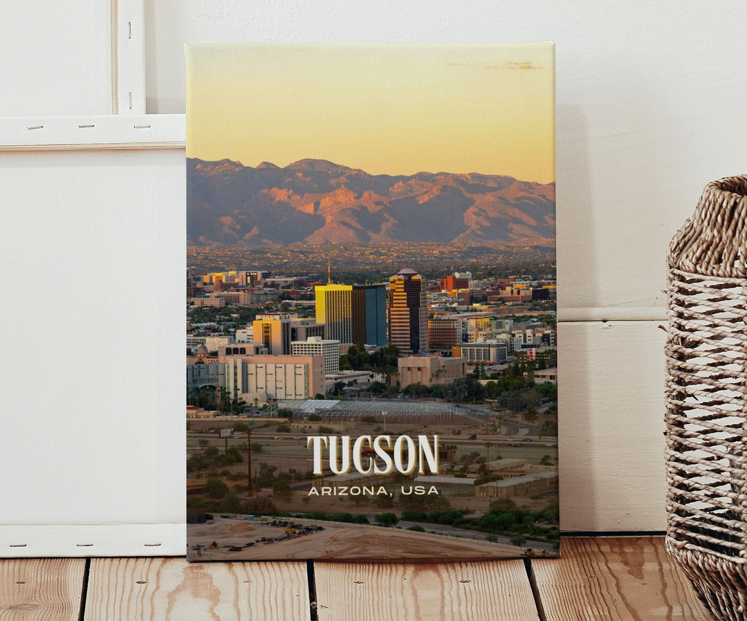 Tucson Retro Wall Art, Arizona, USA