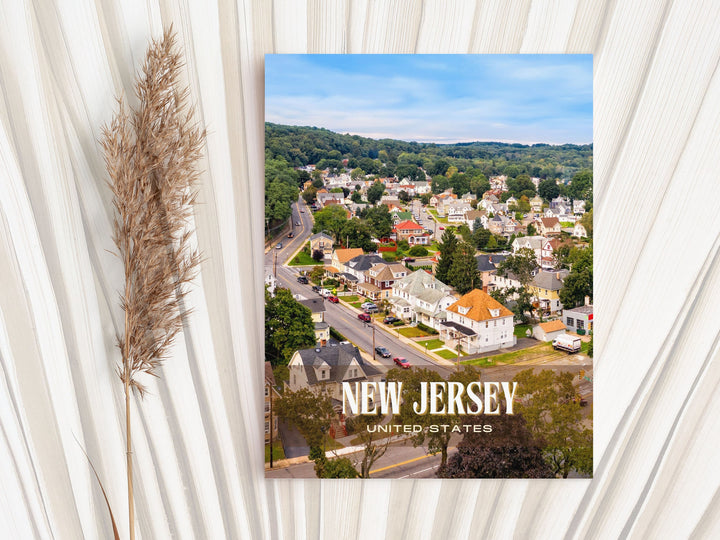 New Jersey Retro Wall Art, USA