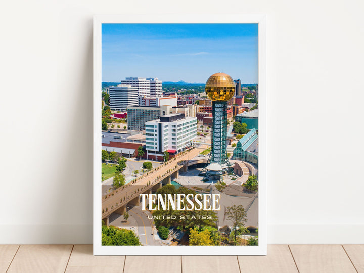 Tennessee Retro Wall Art, USA
