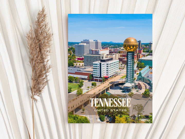 Tennessee Retro Wall Art, USA