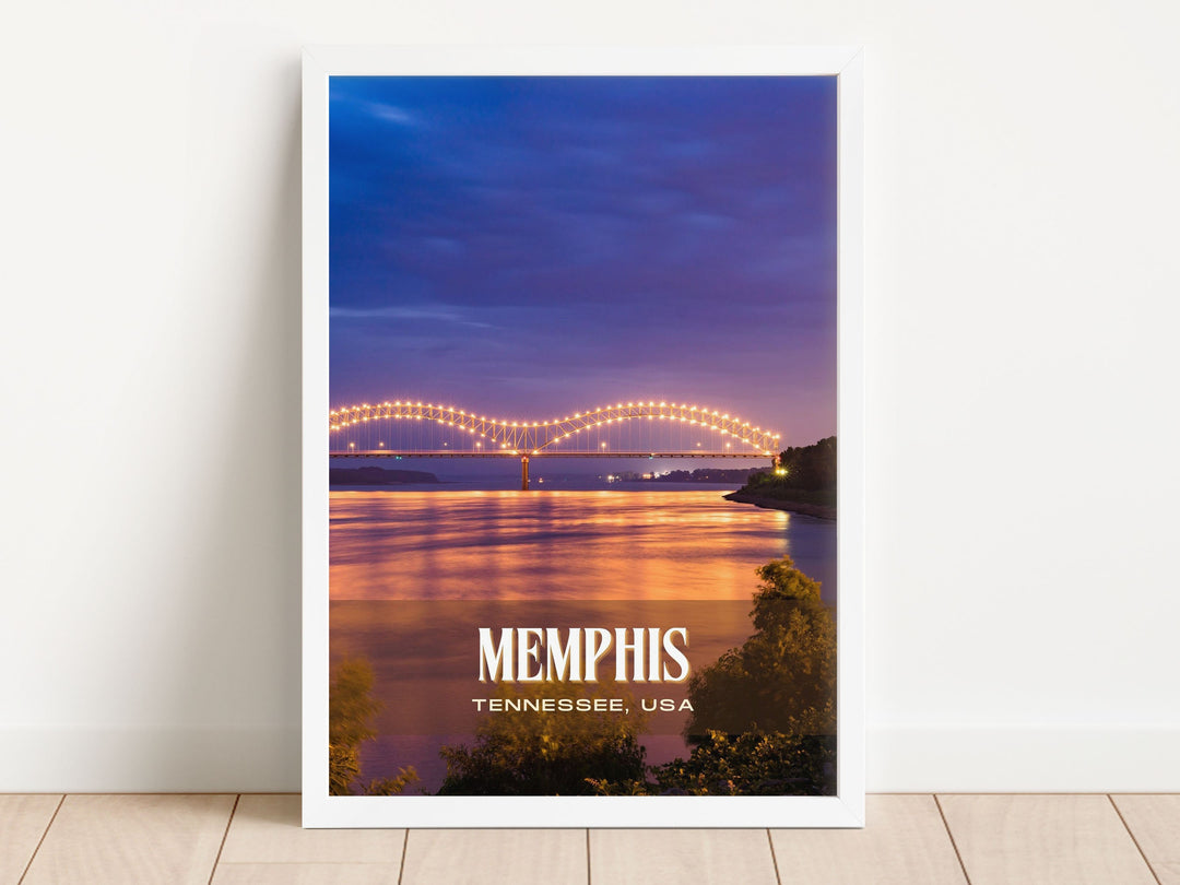 Memphis Retro Wall Art, Tennessee, USA