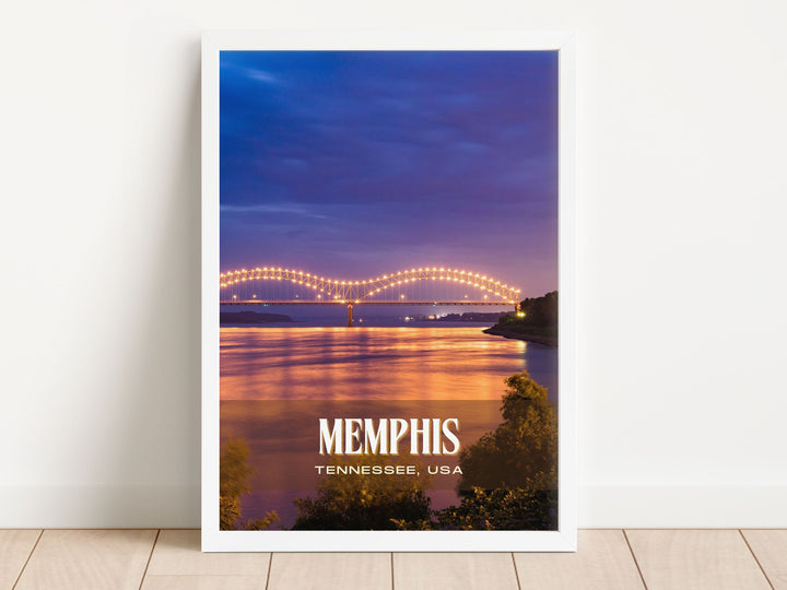 Memphis Retro Wall Art, Tennessee, USA