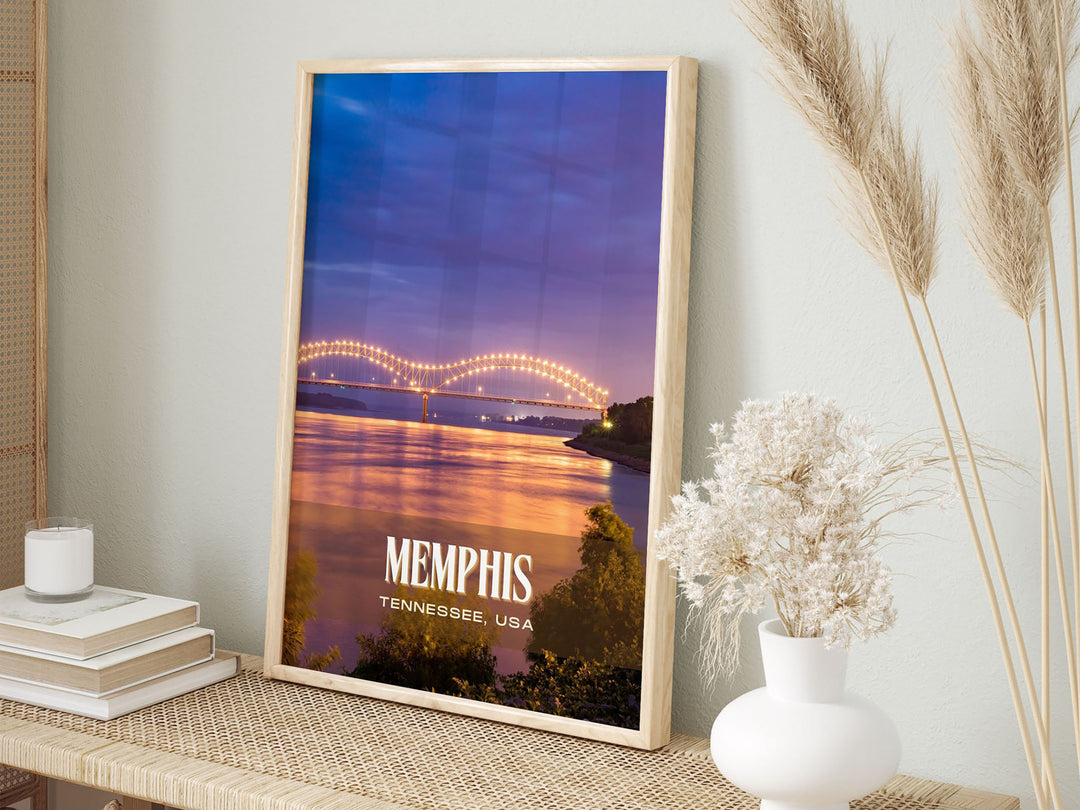 Memphis Retro Wall Art, Tennessee, USA