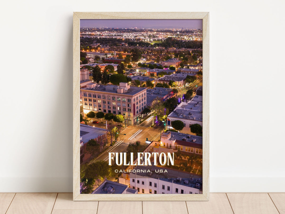Fullerton Retro Wall Art, California, USA