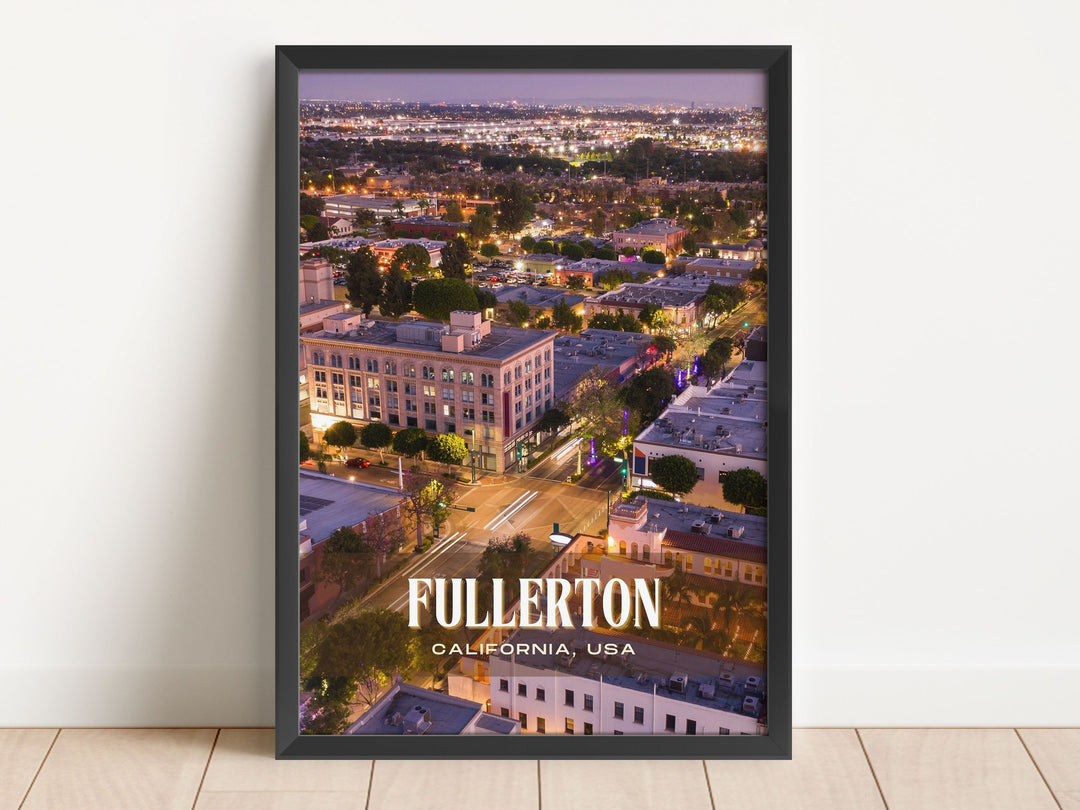 Fullerton Retro Wall Art, California, USA